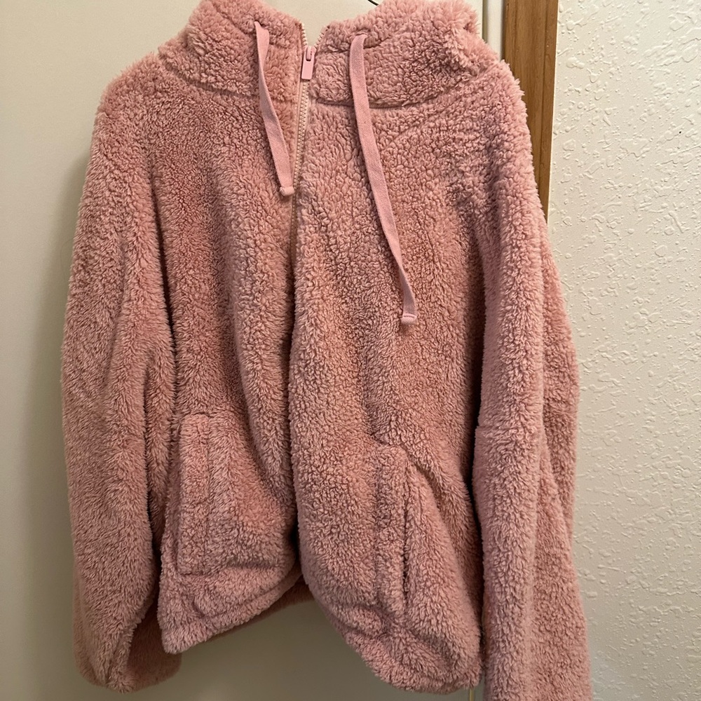 Fuzzy sweatshirt hoodie